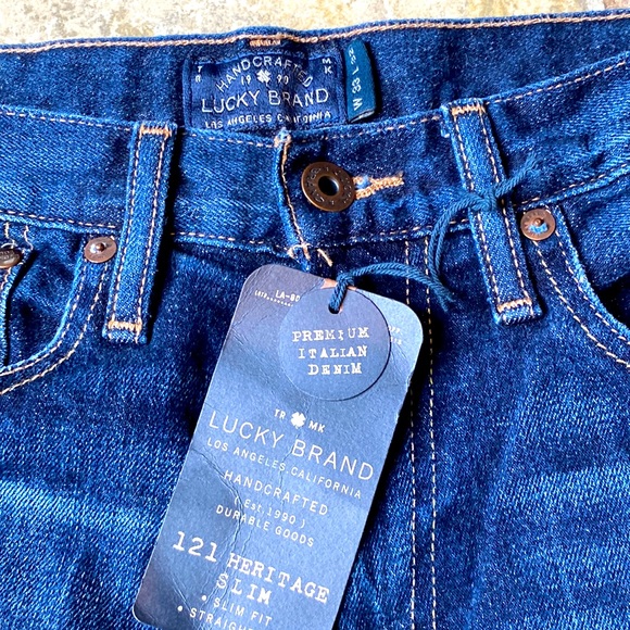 SOLD - 👖NWT LUCKY BRAND Mens Slim Fit Jeans Sz W33 L32 - Picture 1 of 6